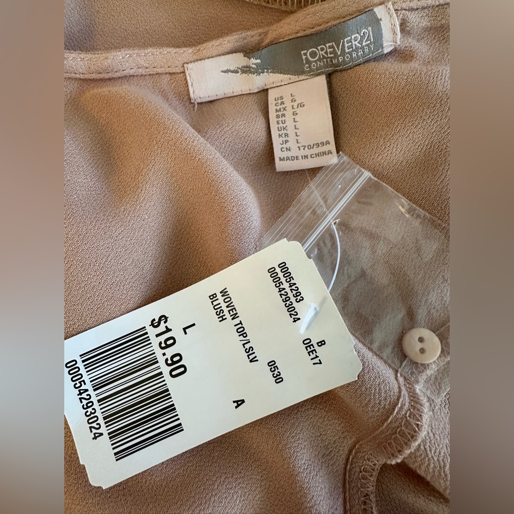 Bohemian Forever21 Tan Women's Top - Picture 4 of 5